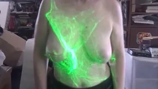 Hotwife Slavegirl Ilsa in Laser Tits!