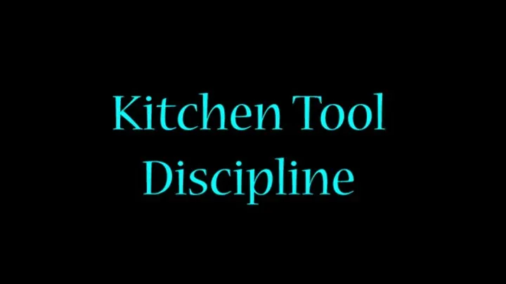 Hotwife Slavegirl Ilsa in Kitchen Tool Discipline