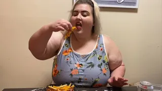 Wendys 40 Nugget & Baconator Fry Challenge