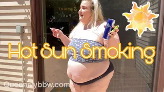 SMOKING AND SUNSHINE: nosey neighbors
