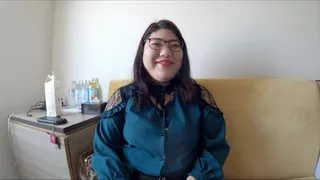 Asian new nerdy shy pretty face