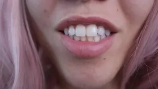 College girl mouth