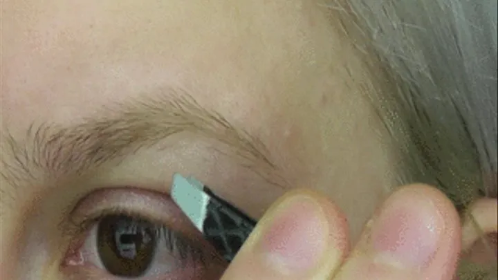 Plucking My Eyebrows