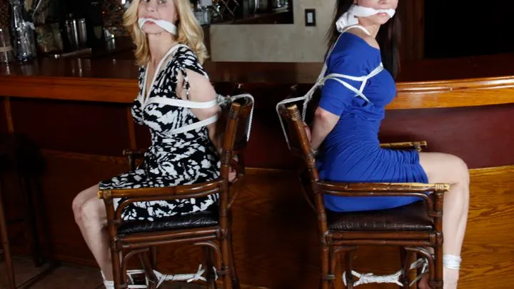 Tied Back to Back and Tightly Cleave Gagged, Brave Detective Manning and the Undercover Agent Haven't Given Up Yet! Video