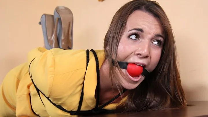 Porn Cutie Jenna Rose Sometimes Gets A Little Horny During Office Hours - The Guy She Propositions Rather See Her Bound and Gagged!