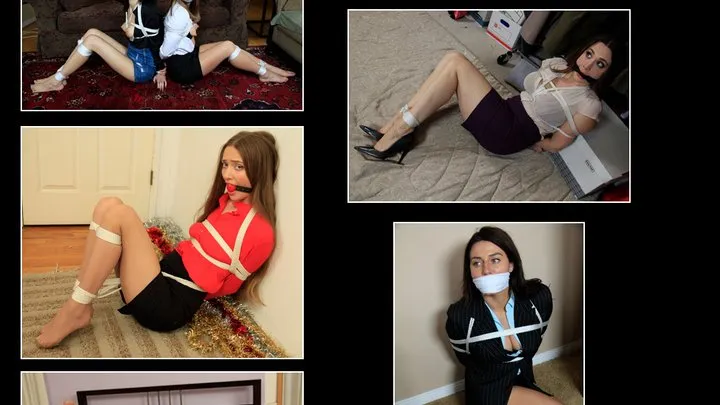 Upstanding Young Women Ruthlessly Restrained - FULL FIVE-SCENE VIDEO!