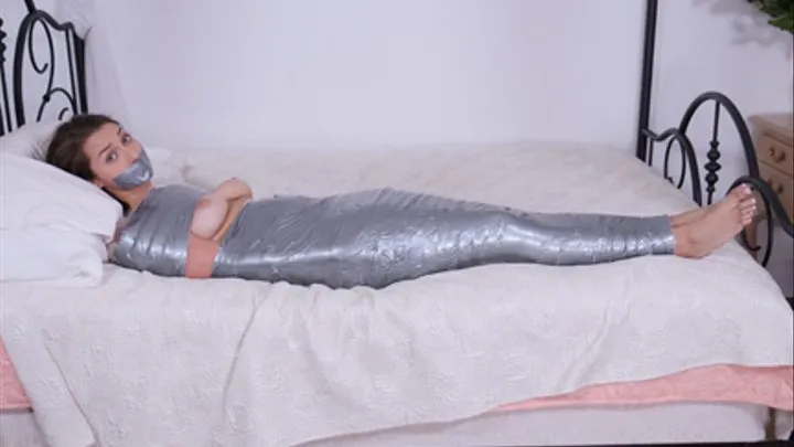 In Bella's Next Fantasy, She is Wrapped Up Tight With Duct Tape!