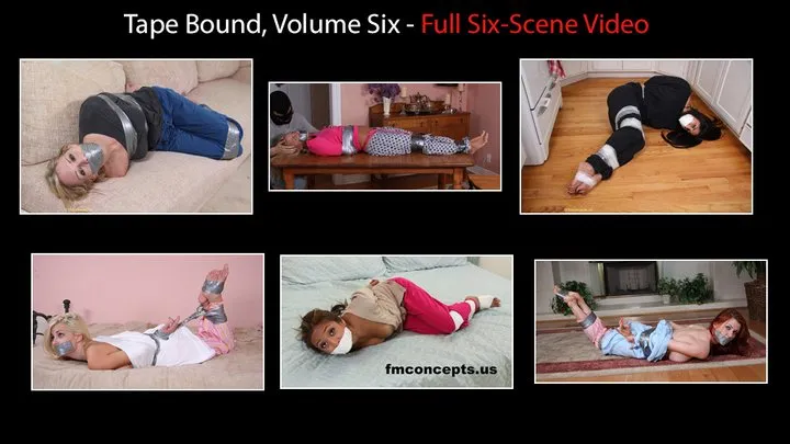 Tape Bound, Volume 6 - FULL FIVE-SCENE VIDEO! SPECIAL LABOR DAY PRICE!