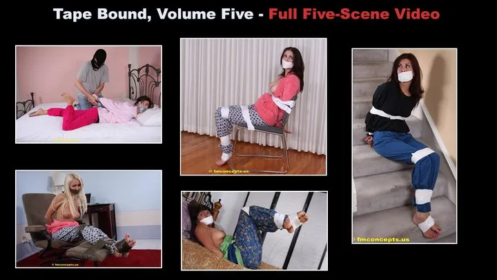 Tape Bound, Volume Five - FULL FIVE SCENE VIDEO!