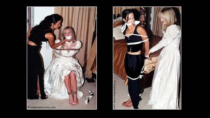 The Beautiful Blonde Bride Got Bound and Gagged - Later She'd Exert Revenge!