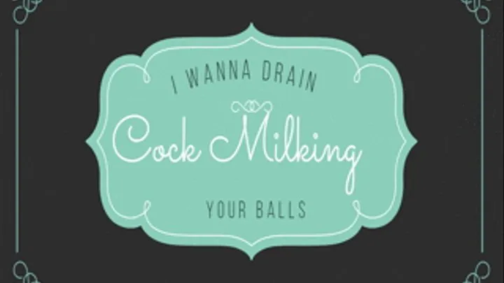 Cock milking