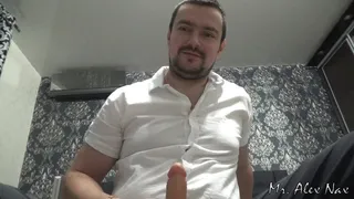 Suck the head of my dick and wank and then eat your cum from the dirty floor