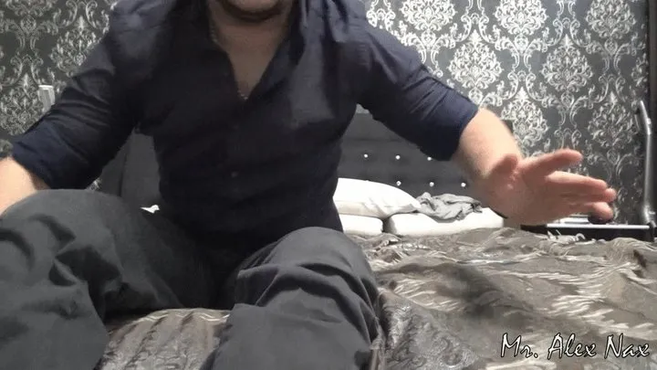 You cumed ahead of time and now eat your sperm on my sole and you have to cum again