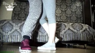 Smell and cum from our sweat dirty shoes, socks and feets JOI