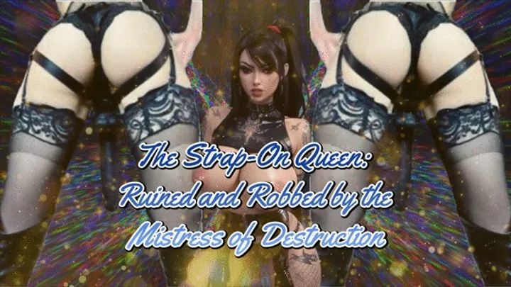 The Strap-On Queen: Ruined and Robbed by the Mistress of Destruction