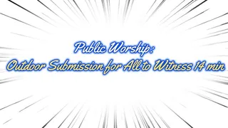 Public Worship: Outdoor Submission for All to Witness