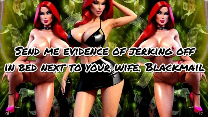 Send me evidence of jerking off in bed next to your wife! Blackmail