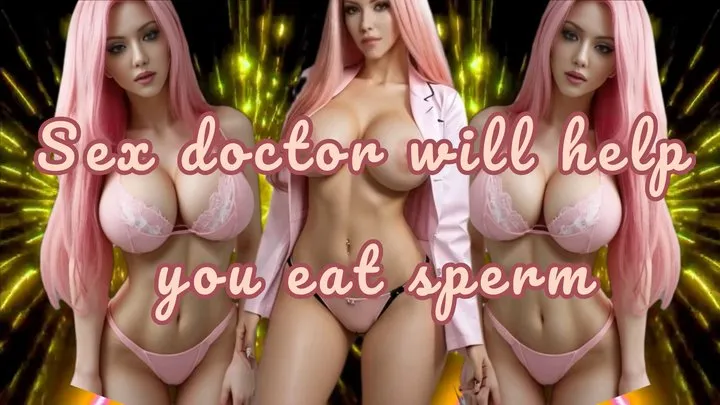 Sex doctor will help you eat sperm (Supportive CEI Therapy-fantasy)!