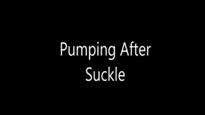 Pumping After Xavier Suckles