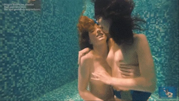 511 Ginger and Bex little lesbians underwater