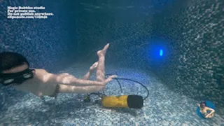 Helen nude scuba and coins finding