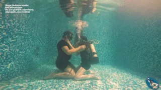 Helen and Aoro Scuba lesson