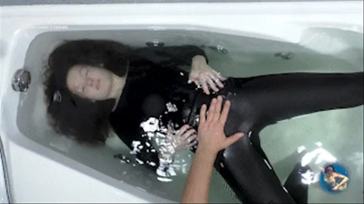 Helen in her black wet clothes and her masters hands