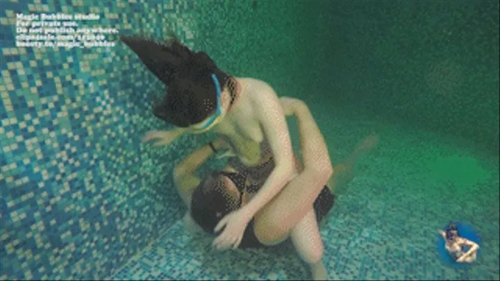 889 Helen and Aoro - gentle underwater fetishists