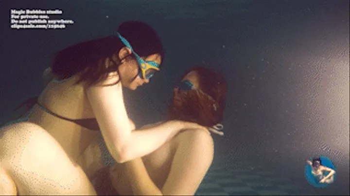 Dolly and Helen underwater lesbian girls