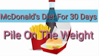 Diet For 30 Days - Pile On The Weight (Fat Weight Gain Encouragement Feederism)