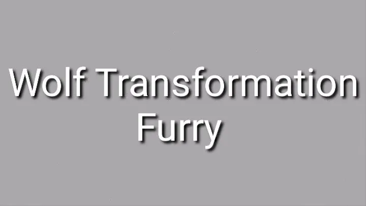 Wolf Transformation Trance (Furry Transformation)