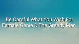 Be Careful What You Wish For : Female Genie And The Greedy Man Audio