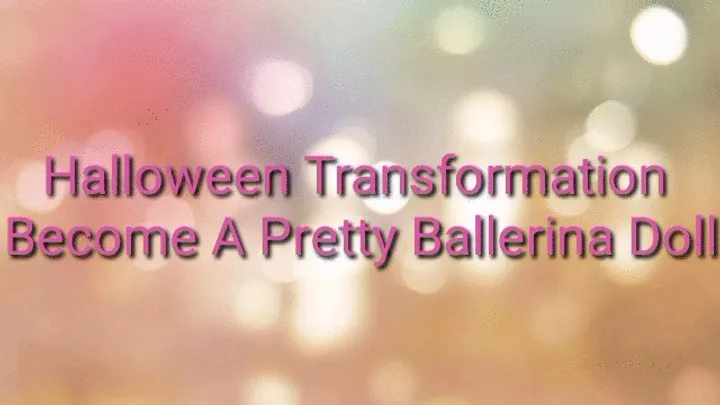 Halloween Transformation : Become A Pretty Ballerina Doll