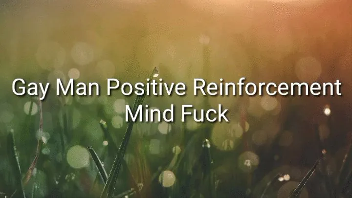 Gay Man Positive Reinforcement Mind Fuck