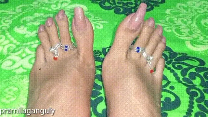 Jerk Hard & Fast For Beautiful Feet With Long Toenails In Nude Nail Color