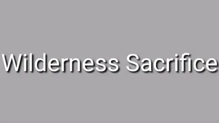 Wilderness Sacrifice Audio Trance