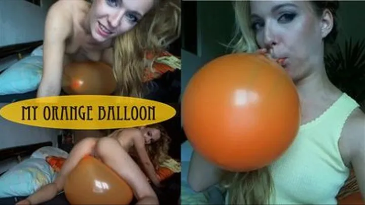 my orange balloon