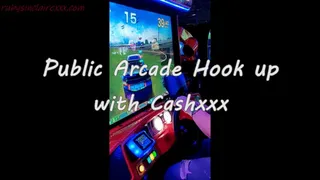 Ruby Sinclaire Public Arcade Hookup with Cashxxx