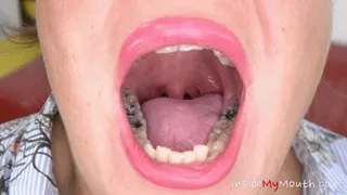 Inside My Mouth - Vanessa's mouth examination and exploration