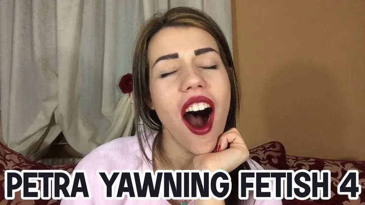 Petra yawning fetish 4