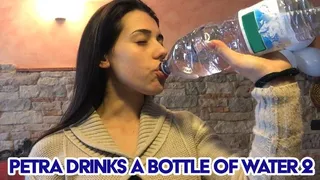 Petra drinks a bottle of water 2