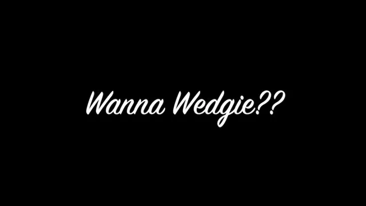 Wanna Wedgie??