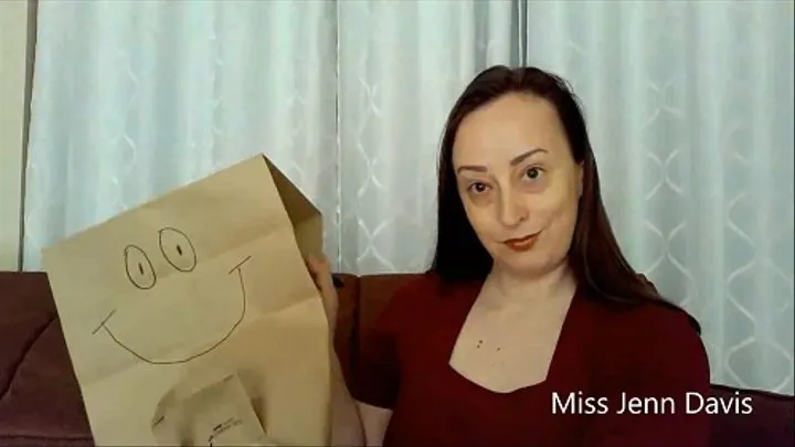 Paper Bag Corner Time Punishment - POV