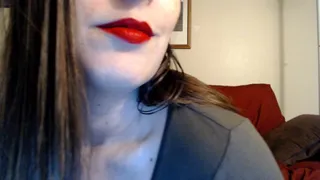 Lips, lipstick and ASMR