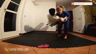 Pamela blue gi domination