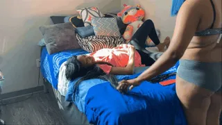Lashayy Trains her Sub Alonna to Worship her Ass!!