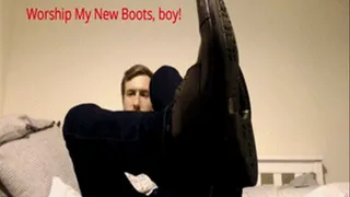 Lick My New Boots, boy!