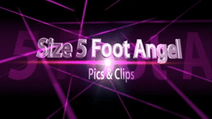 Size 5 Foot Angel