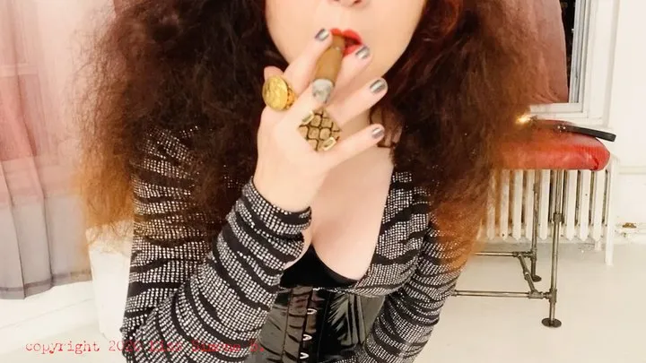 Cigar Smoking Goddess part 1 04