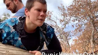 Keagan's Tearful Outdoor Spanking pt 3of3